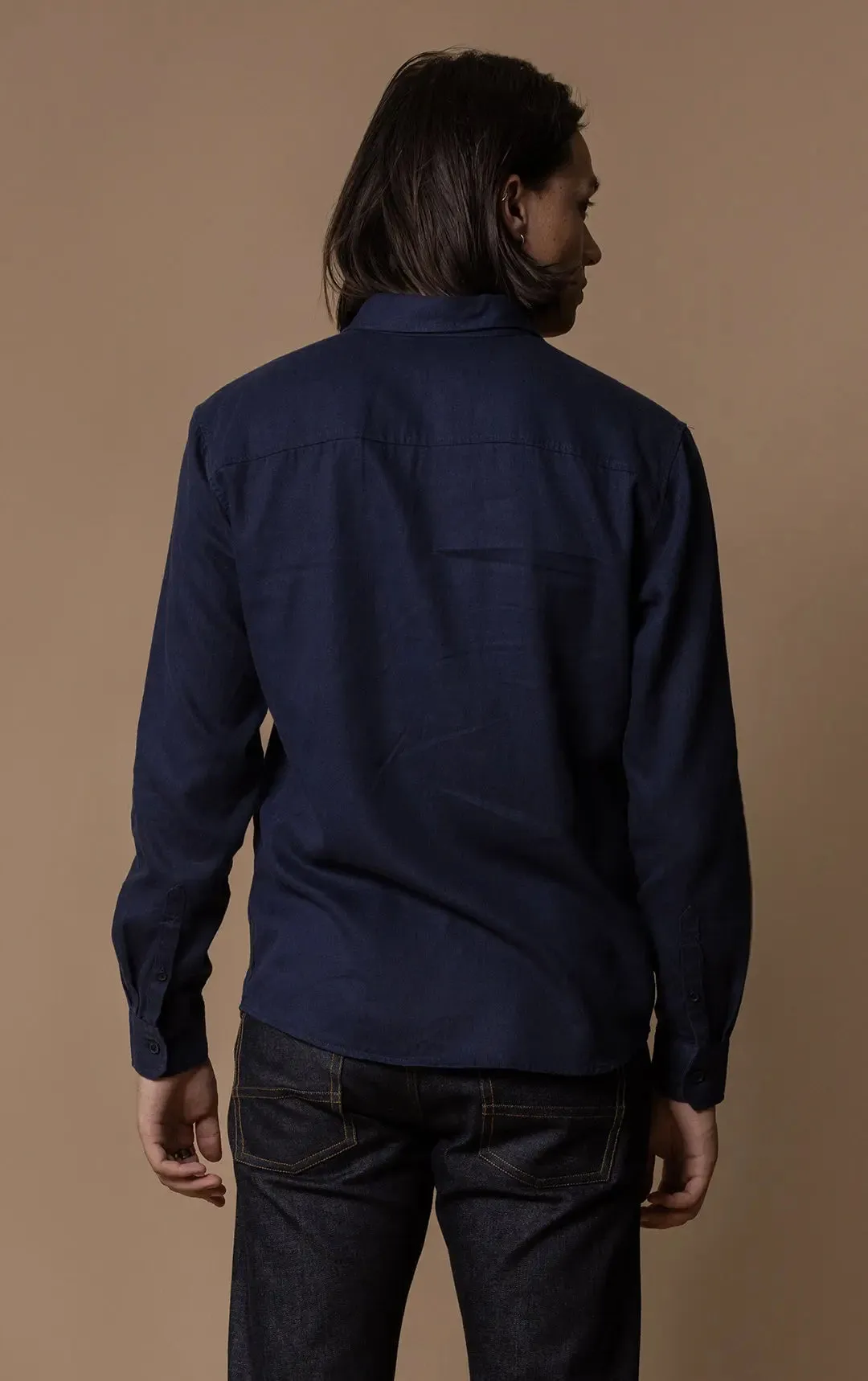 HEMP TENCEL LAUNDERED SHIRT