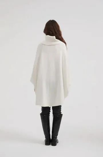 High Neck Oversized Knit Ivory