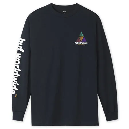 HUF Prism Logo Sportif Long Sleeve T Shirt