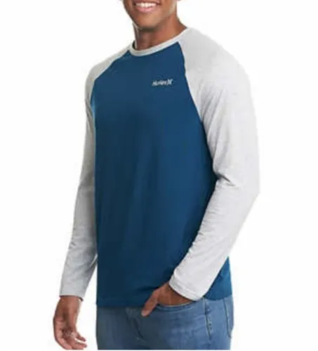 Hurley Baseball Raglan Long Sleeve Shirt T-Shirt