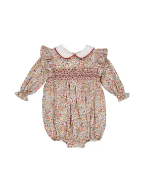 Julyne Multi Floral Smocked Romper