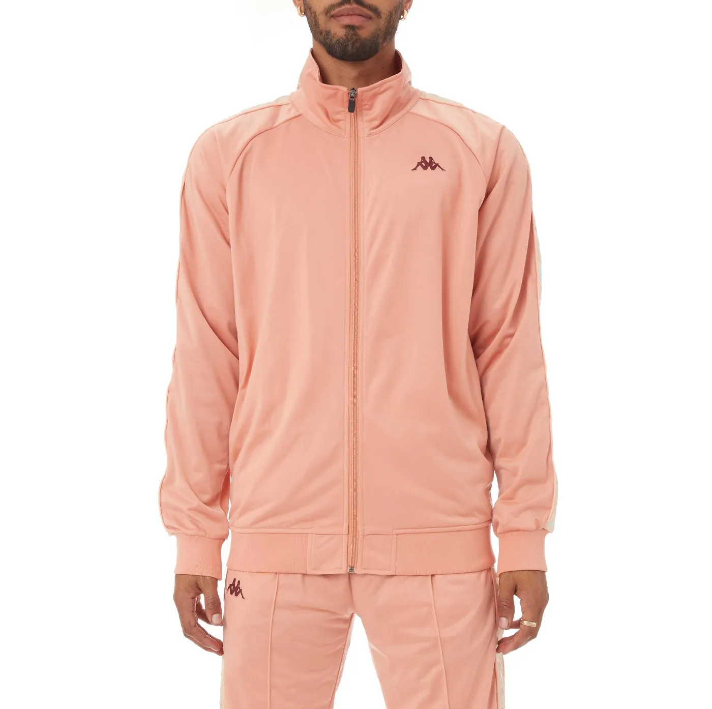 KAPPA 222 BANDA DULLO TRACK JACKET - PINK CORAL