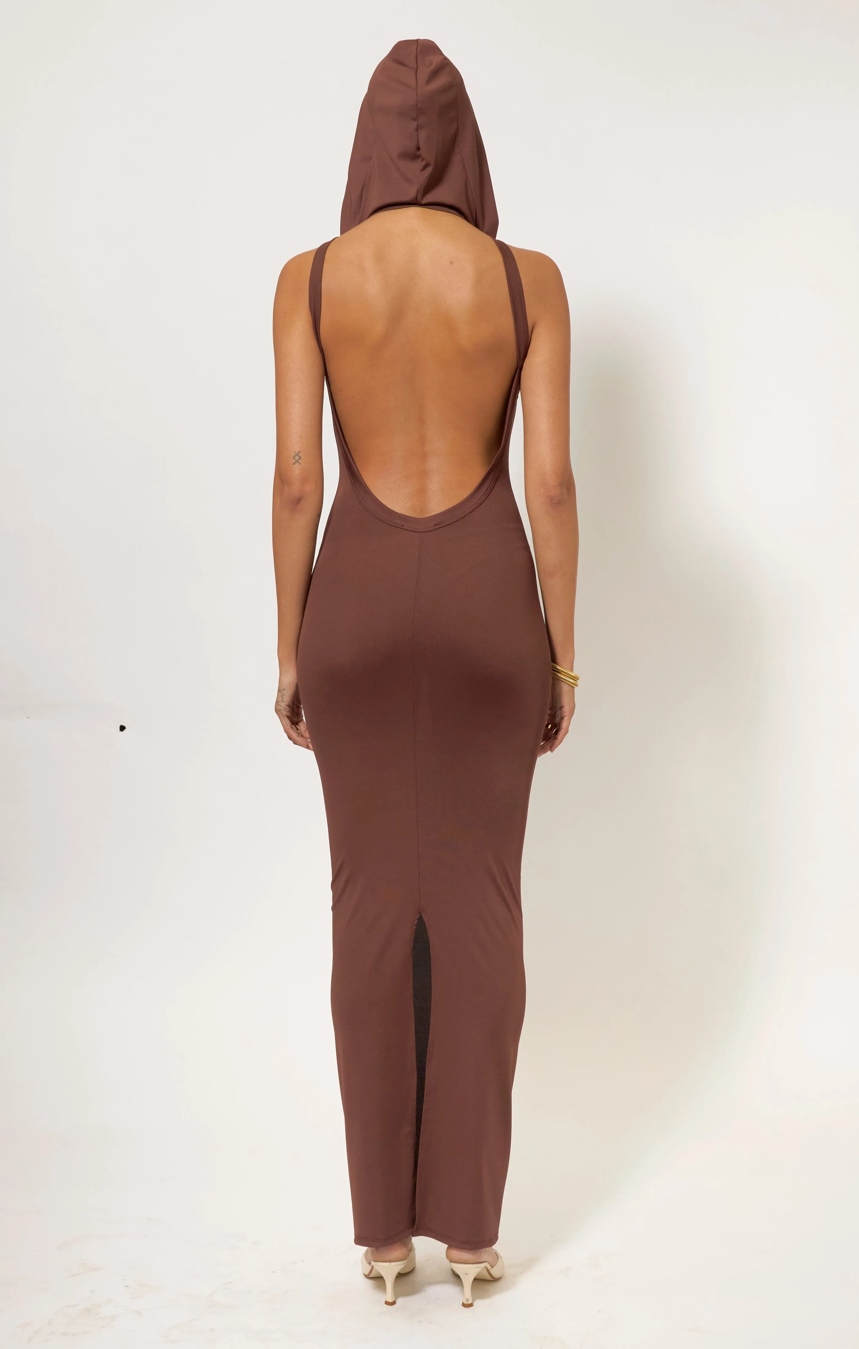 KAZI HOODED MAXI DRESS