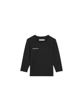 Kids' 365 Long Sleeve T-shirt—black