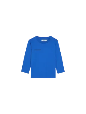 Kids' 365 Long Sleeve T-shirt—cobalt blue