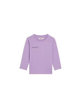 Kids' 365 Long Sleeve T-shirt—orchid purple