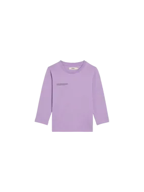 Kids' 365 Long Sleeve T-shirt—orchid purple