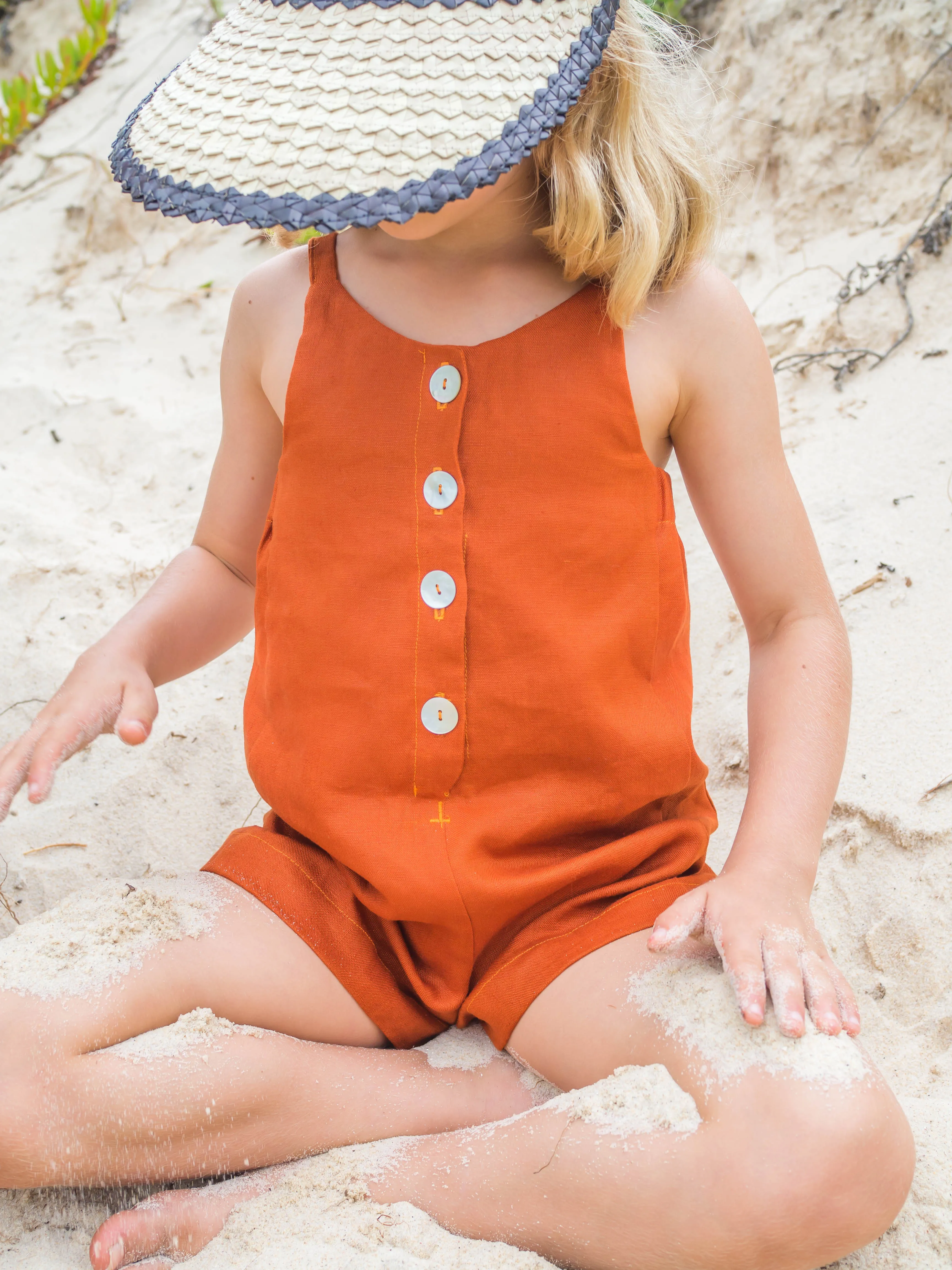 Kids Mykonos Romper Sewing Pattern