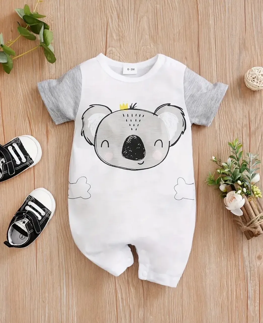 Koala hugs shorty romper