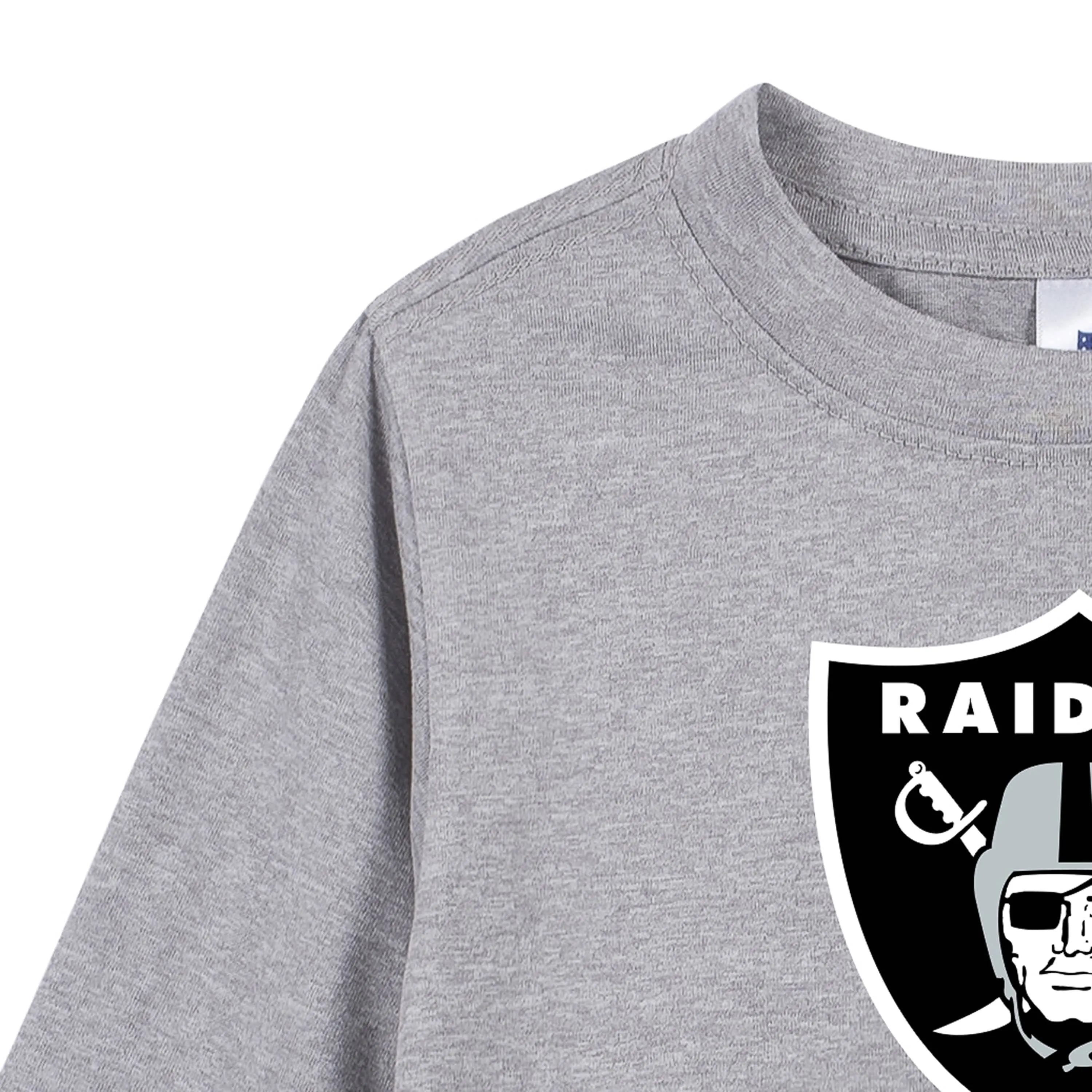 Las Vegas Raiders Toddler Boys Long Sleeve Tee Shirt