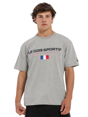 Le Coq Sportif Francaise Tee - Mens - Grey