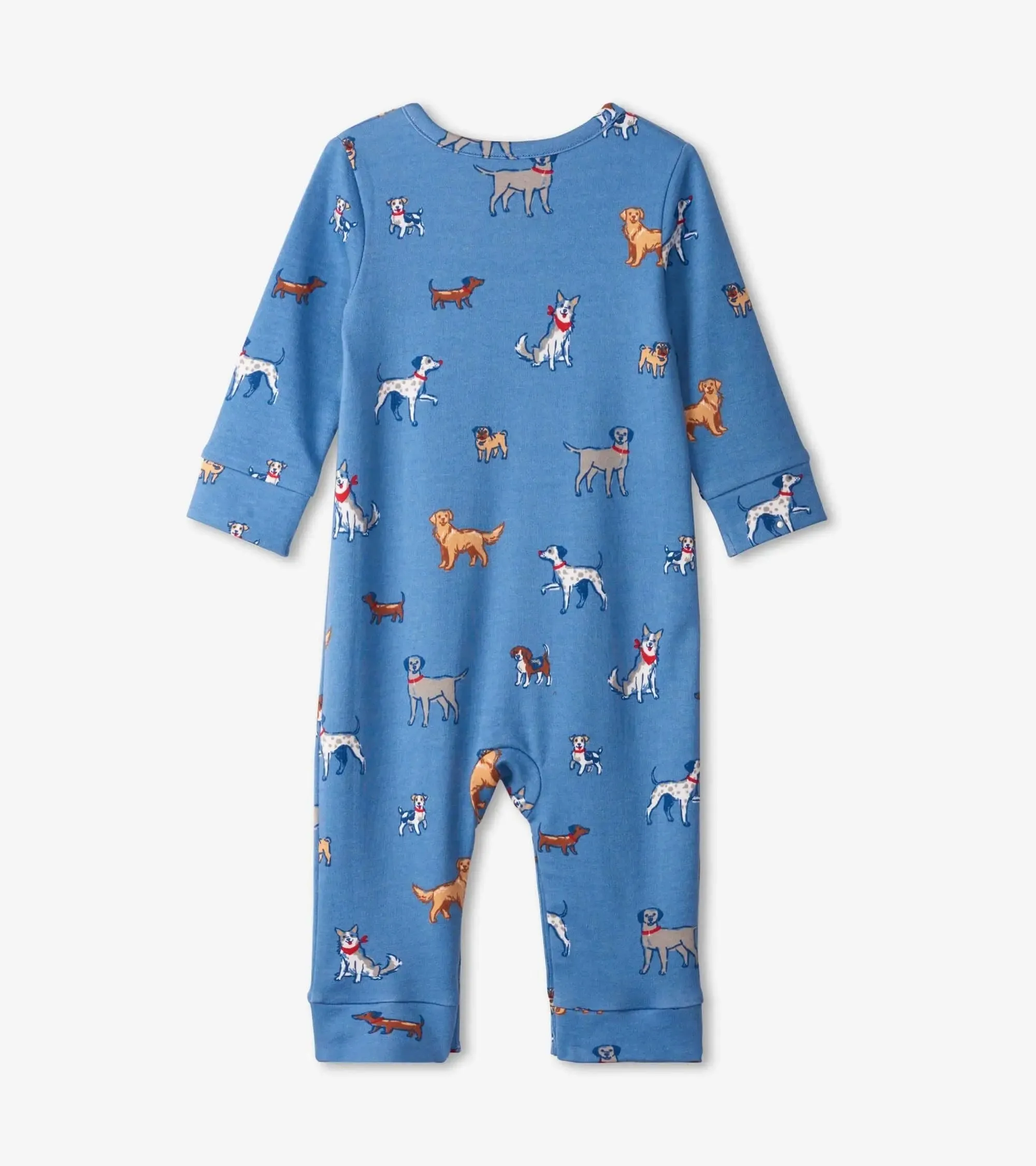 Little Pups Baby Henley Romper | Hatley