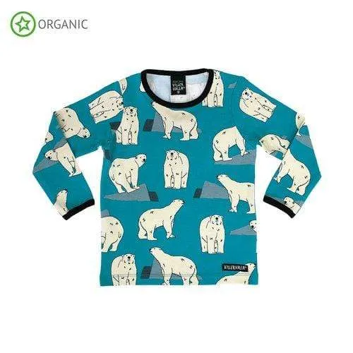 Long Sleeve Tee: Polar Bear