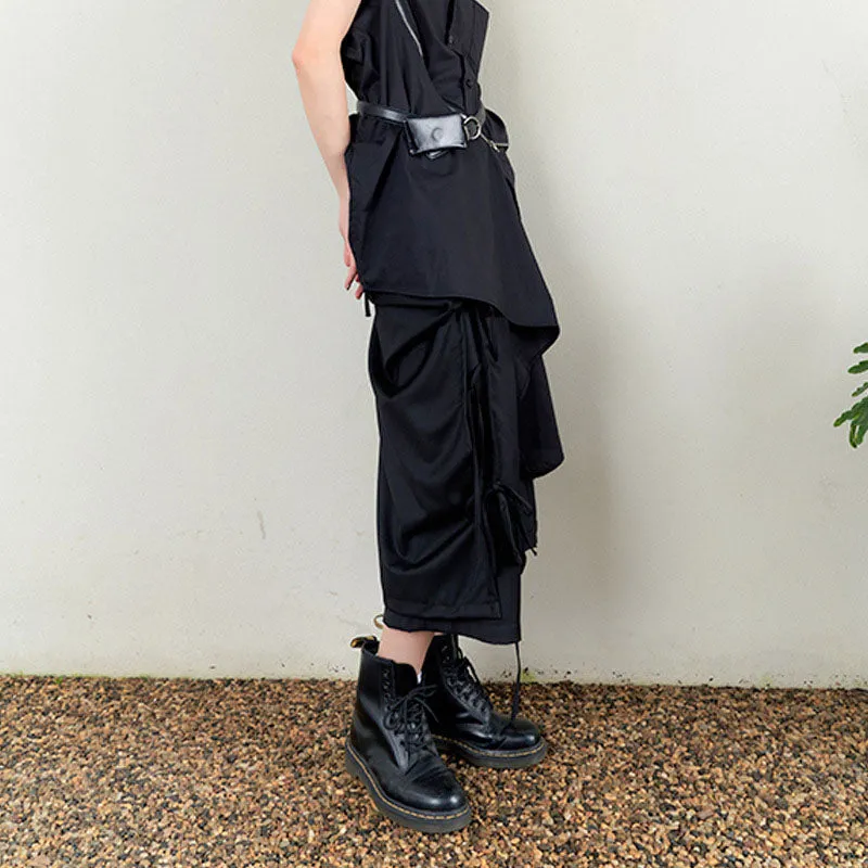 Loose Wide-leg Straight-leg Casual Culottes