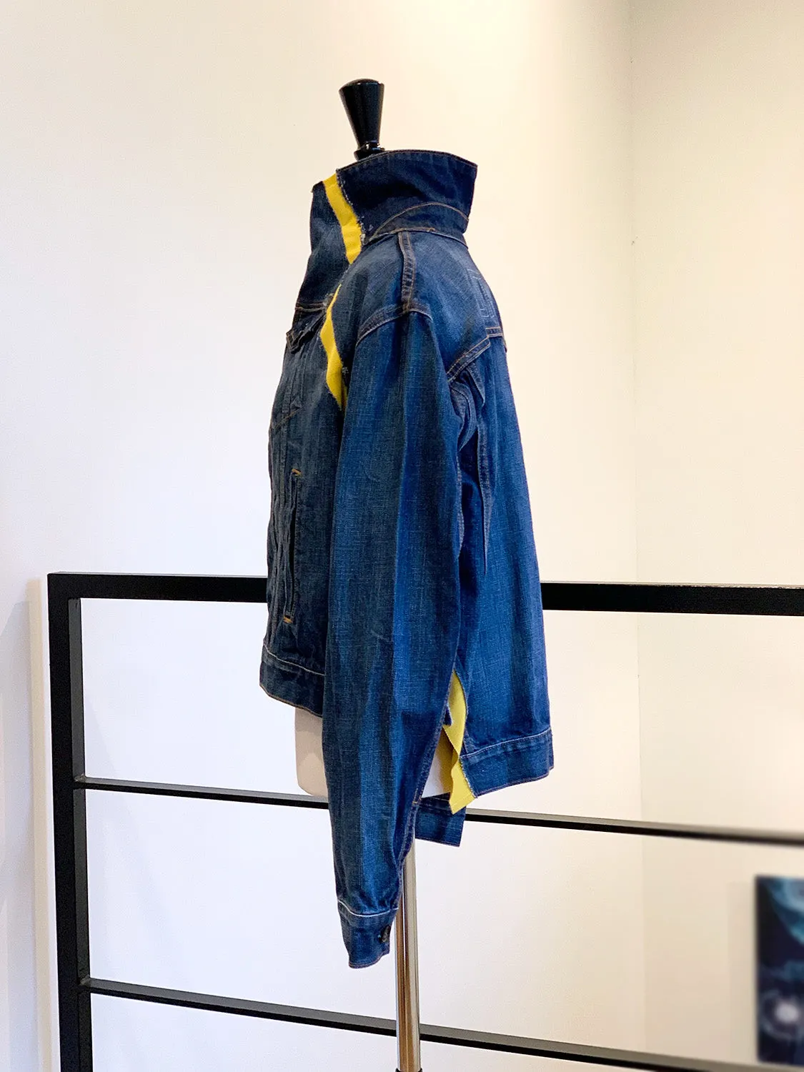 LUTZ HUELLE  TRACK DENIM JACKET