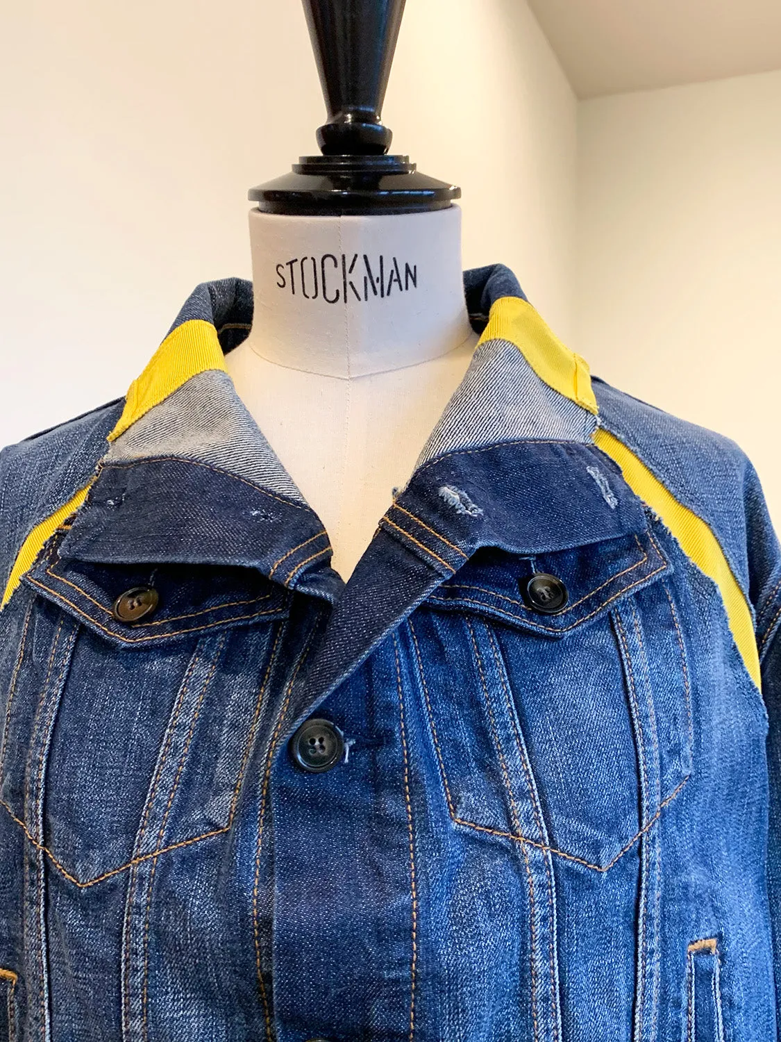 LUTZ HUELLE  TRACK DENIM JACKET