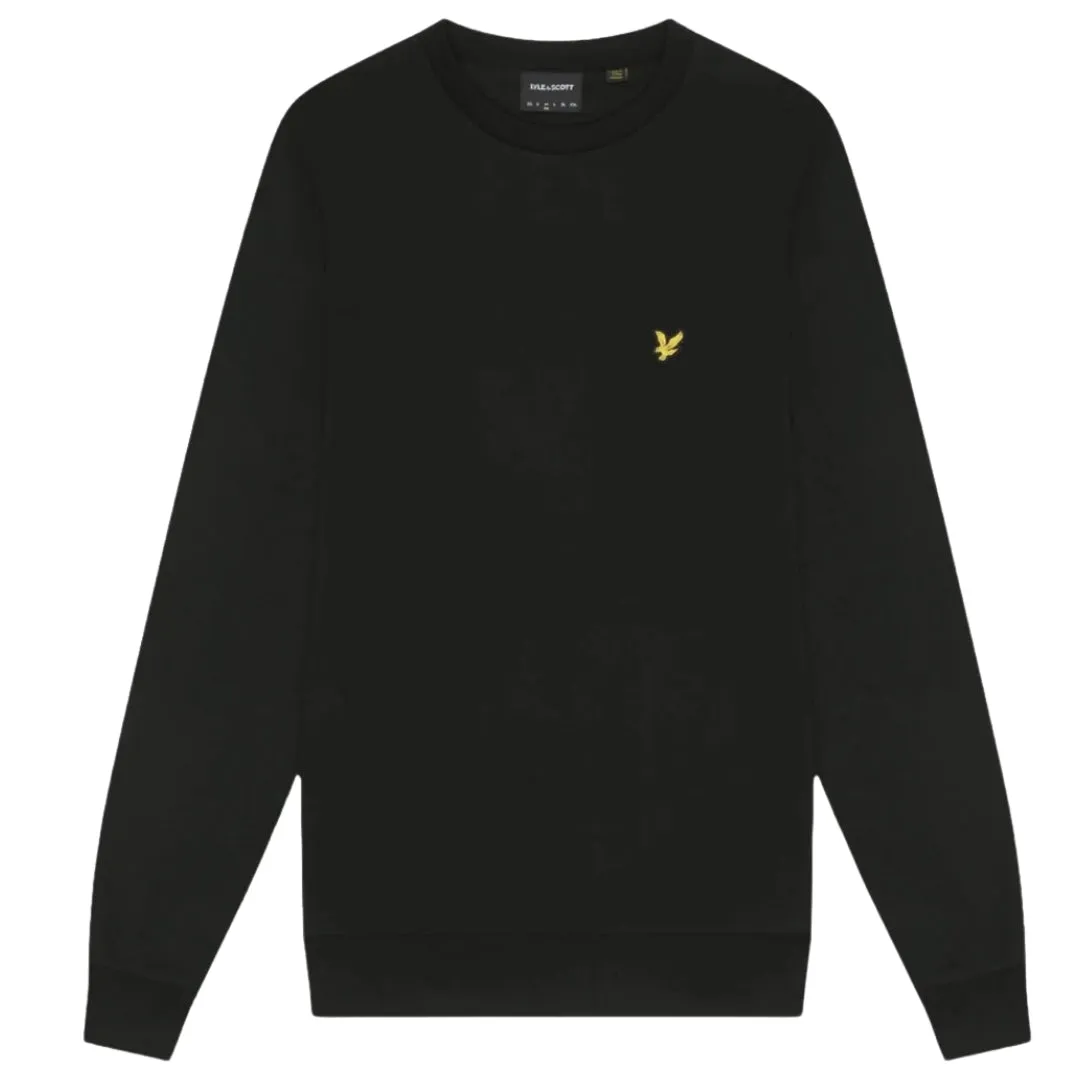 Lyle & Scott Interlock Jet Black Pull-over Sweatshirt