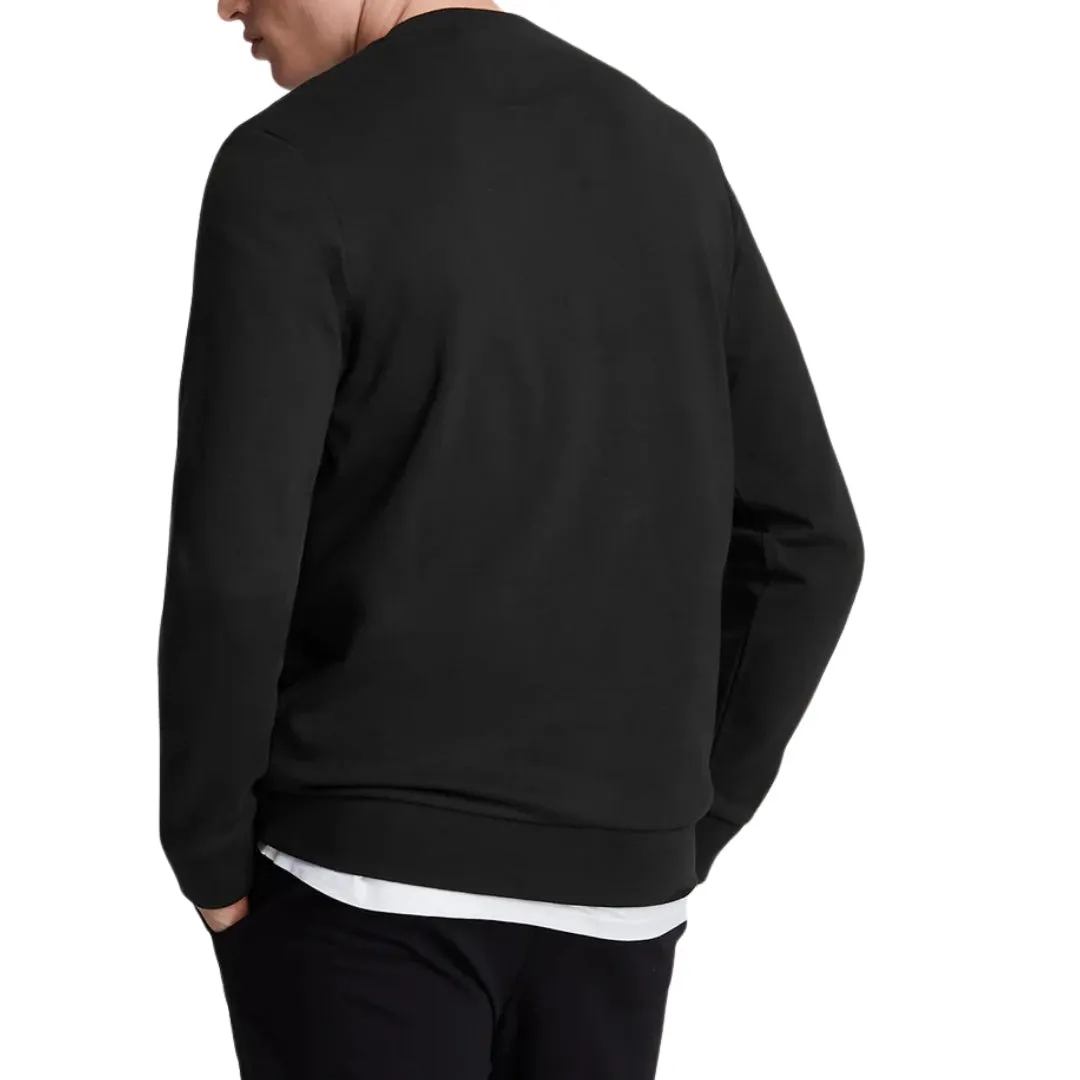 Lyle & Scott Interlock Jet Black Pull-over Sweatshirt