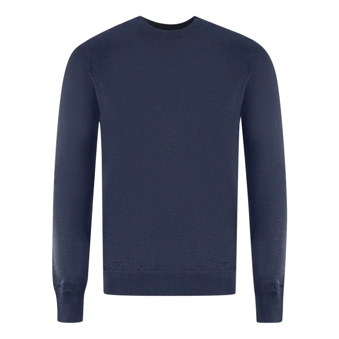 Lyle & Scott Navy Blue Golf Crew Neck Sweater