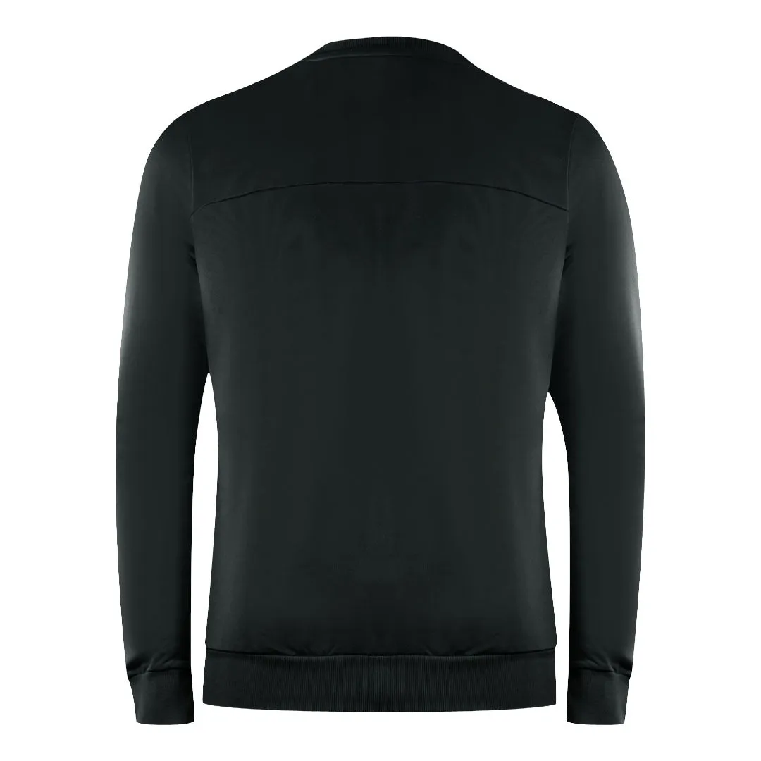 Lyle & Scott V-Neck Colour Block Midlay Black Jumper