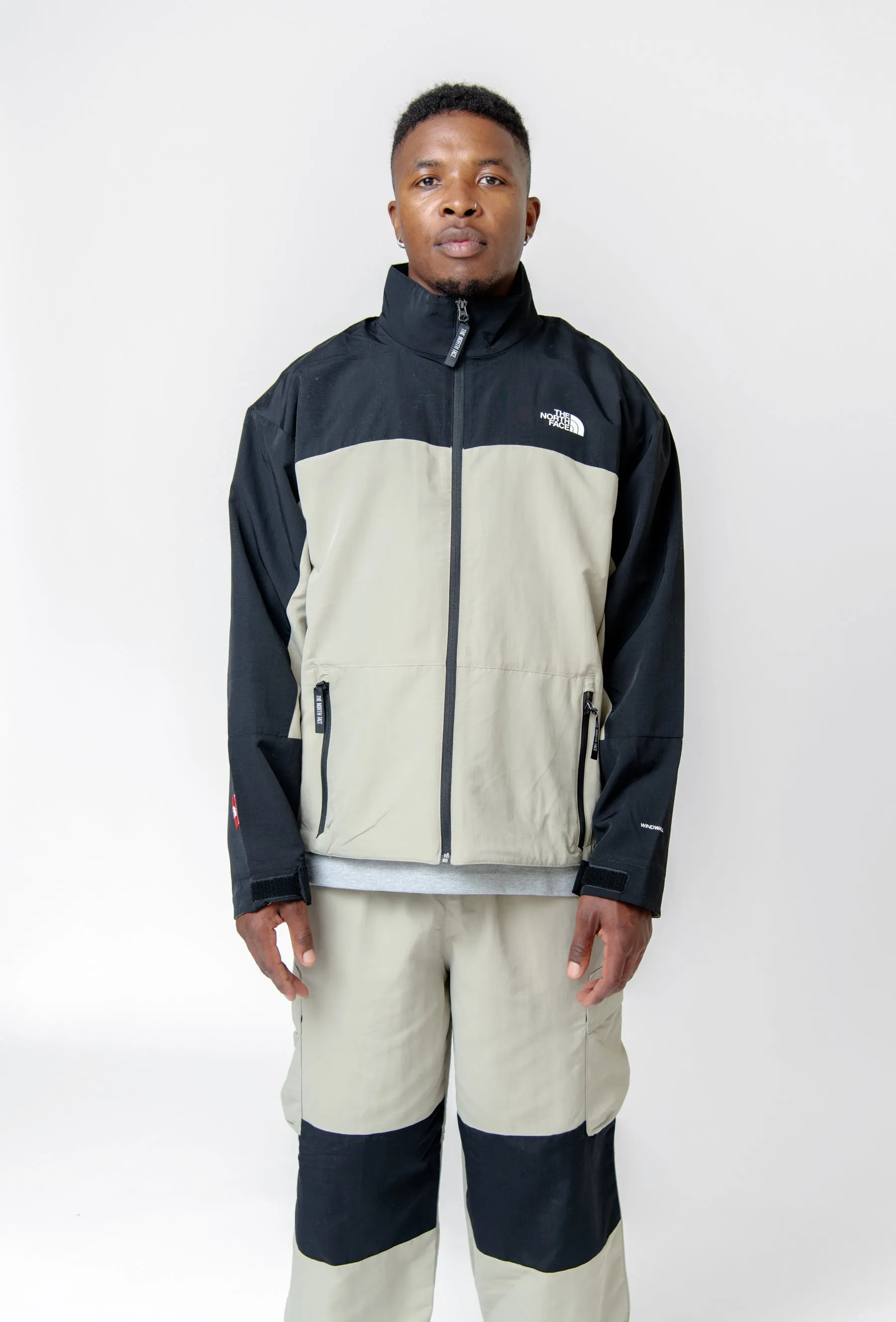 M Himalayan Track Jacket Clay Grey/TNF Black NF0A88XW5IF