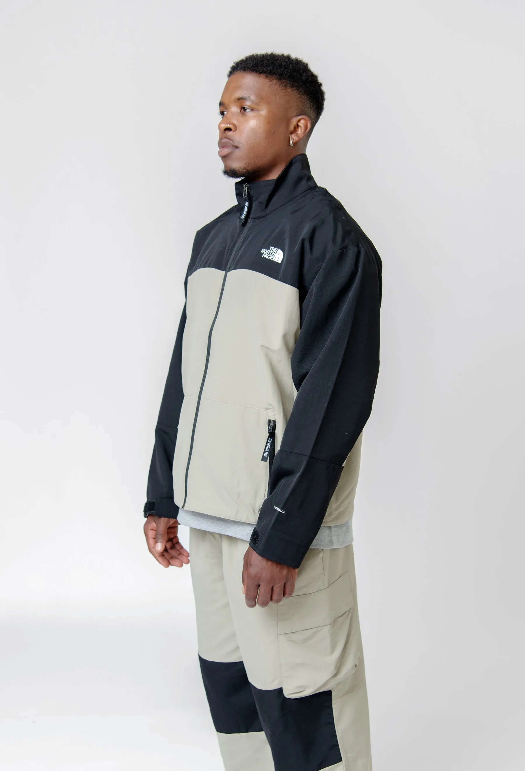 M Himalayan Track Jacket Clay Grey/TNF Black NF0A88XW5IF