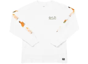 Made in Paradise Show Girls Long Sleeve Tee 'White'