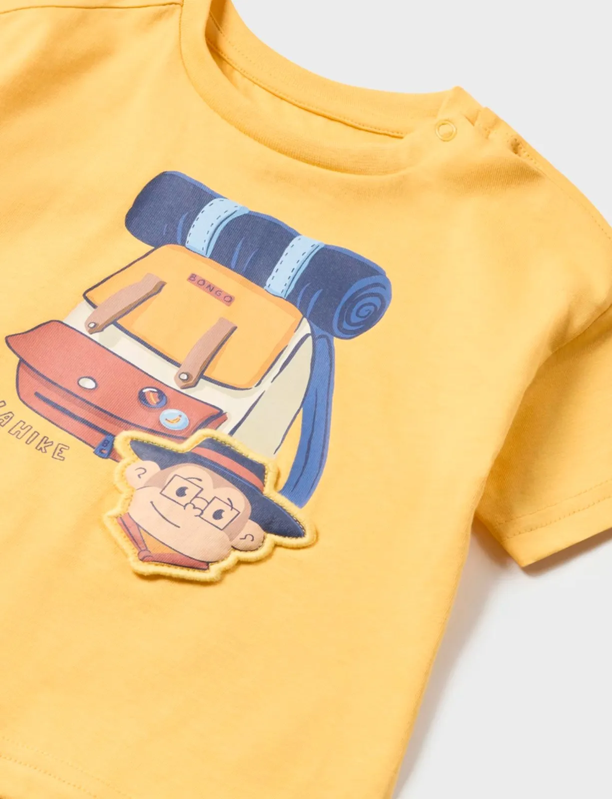 Mayoral Baby & Toddler Boys Yellow Explorer Monkey Shirt