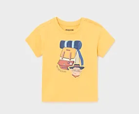 Mayoral Baby & Toddler Boys Yellow Explorer Monkey Shirt