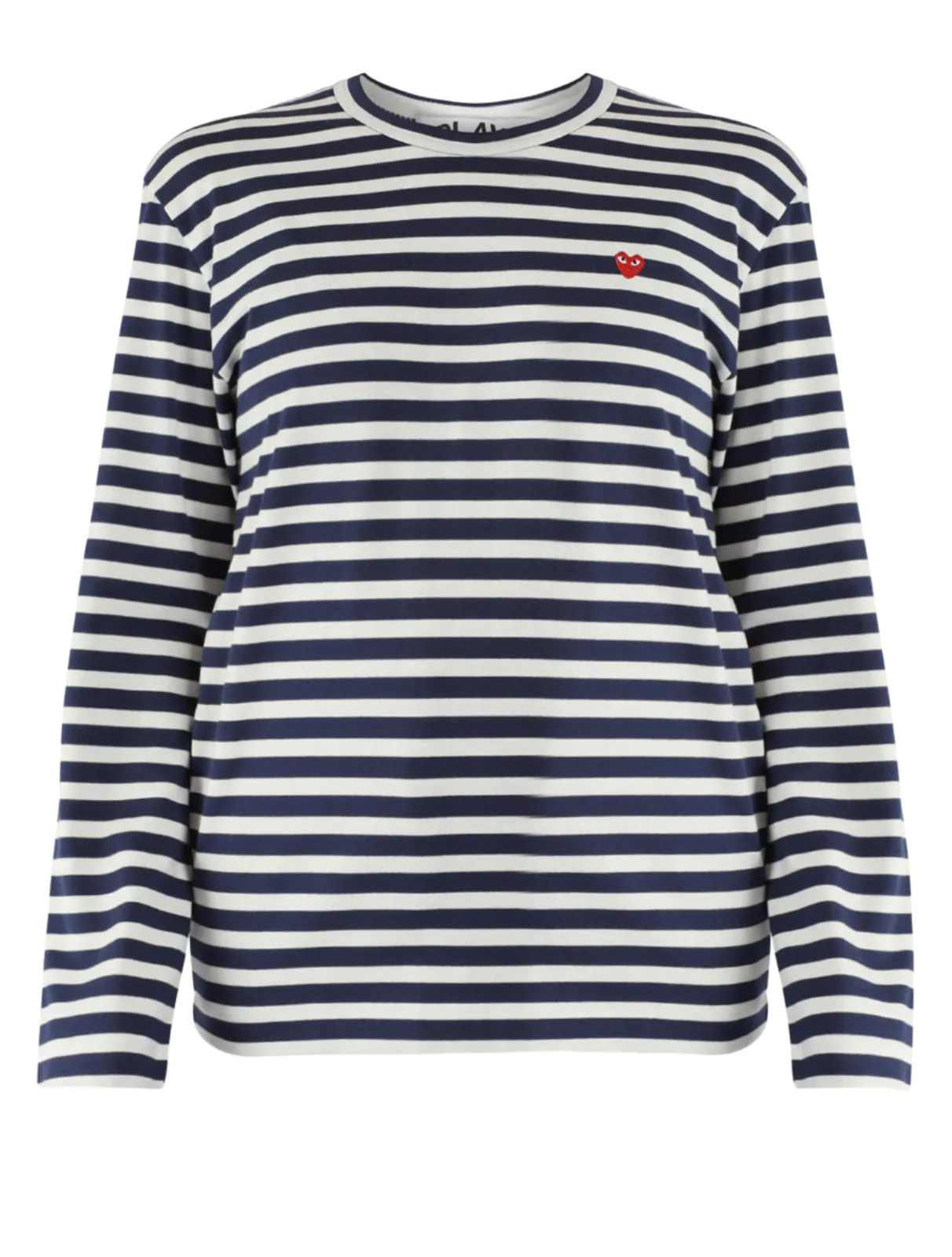 Men's Little Heart Striped Long Sleeve T-Shirt