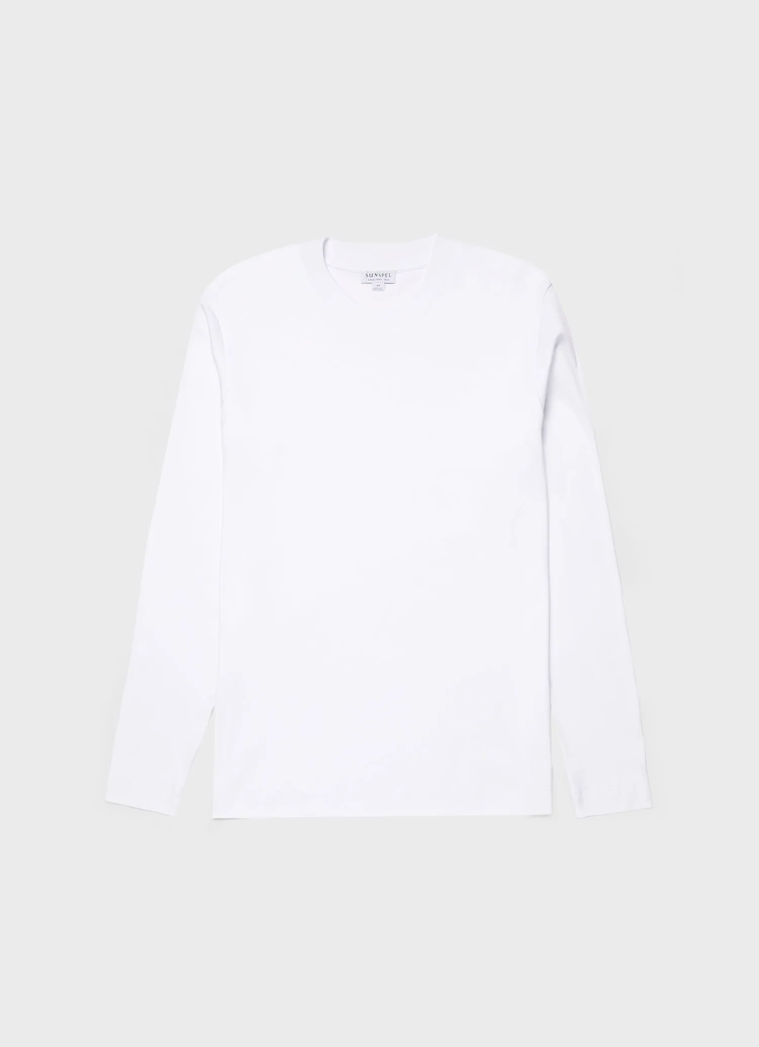 Men's Long Sleeve Heavyweight T-shirt in White