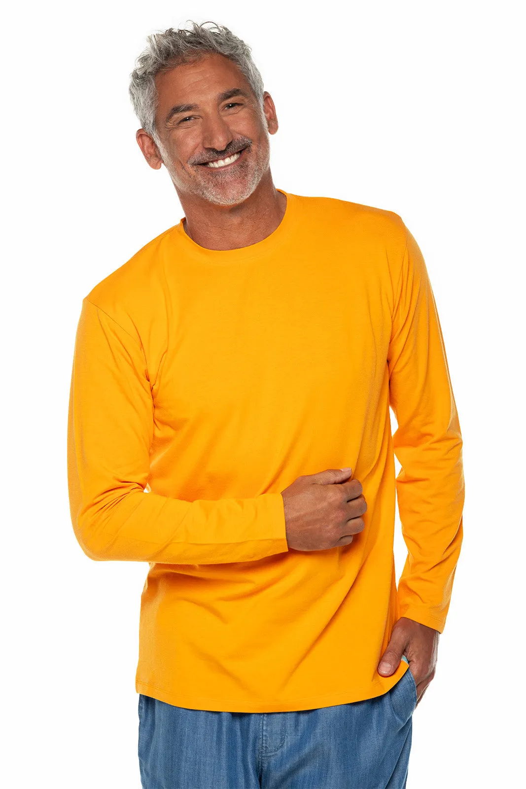 Men's Morada Everyday Long Sleeve T-Shirt  |  Apricot Crush