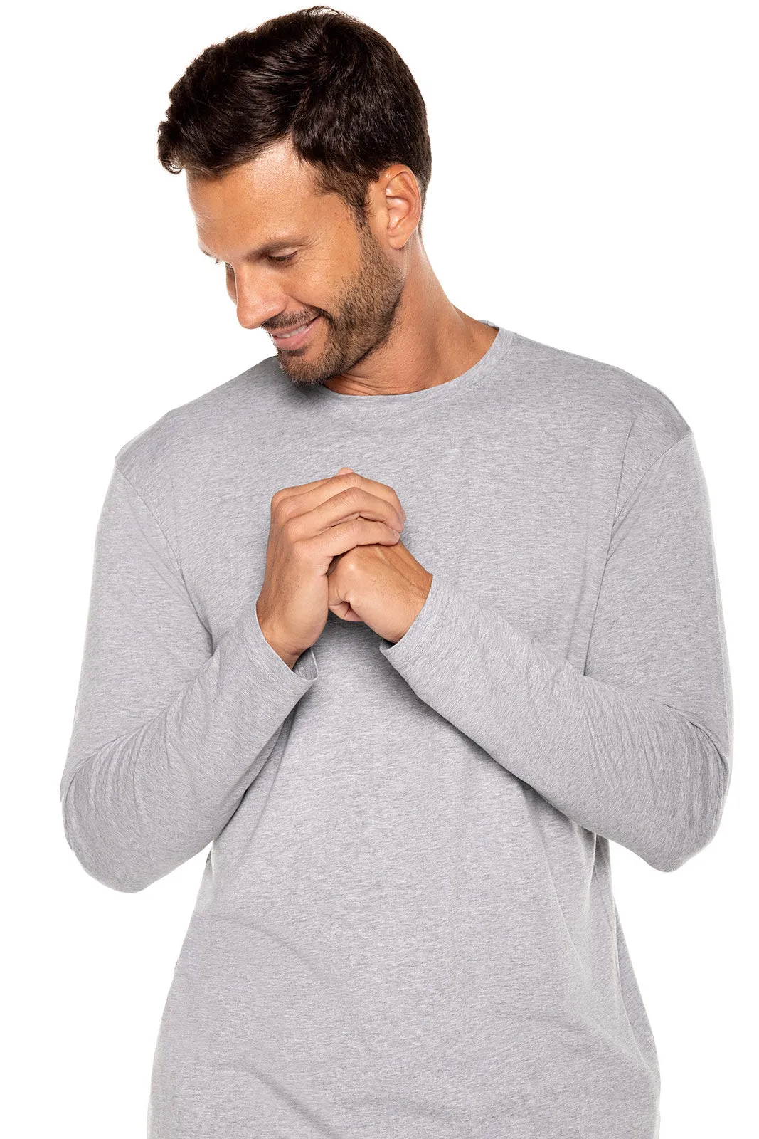 Men's Morada Everyday Long Sleeve T-Shirt | Grey Heather