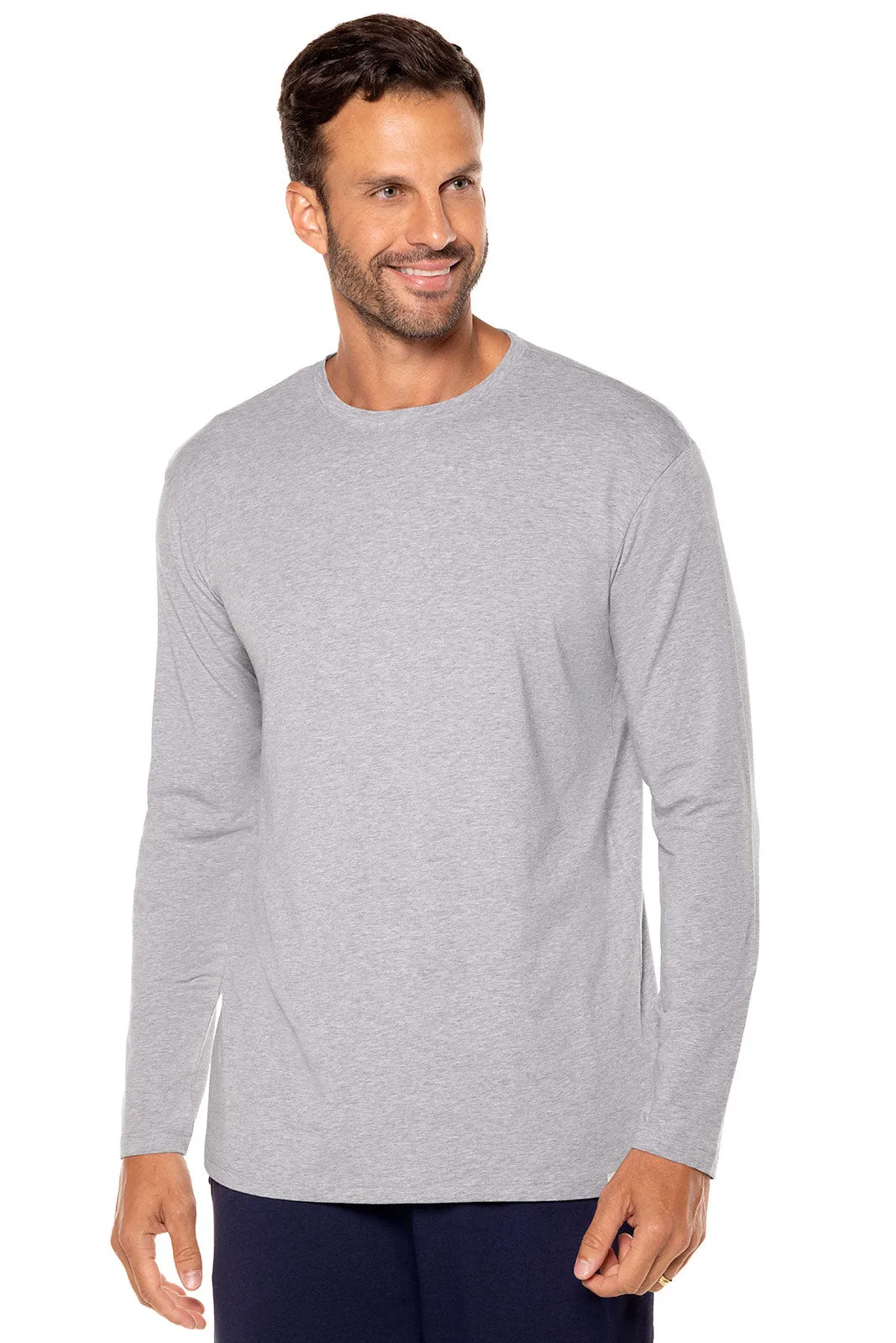 Men's Morada Everyday Long Sleeve T-Shirt | Grey Heather