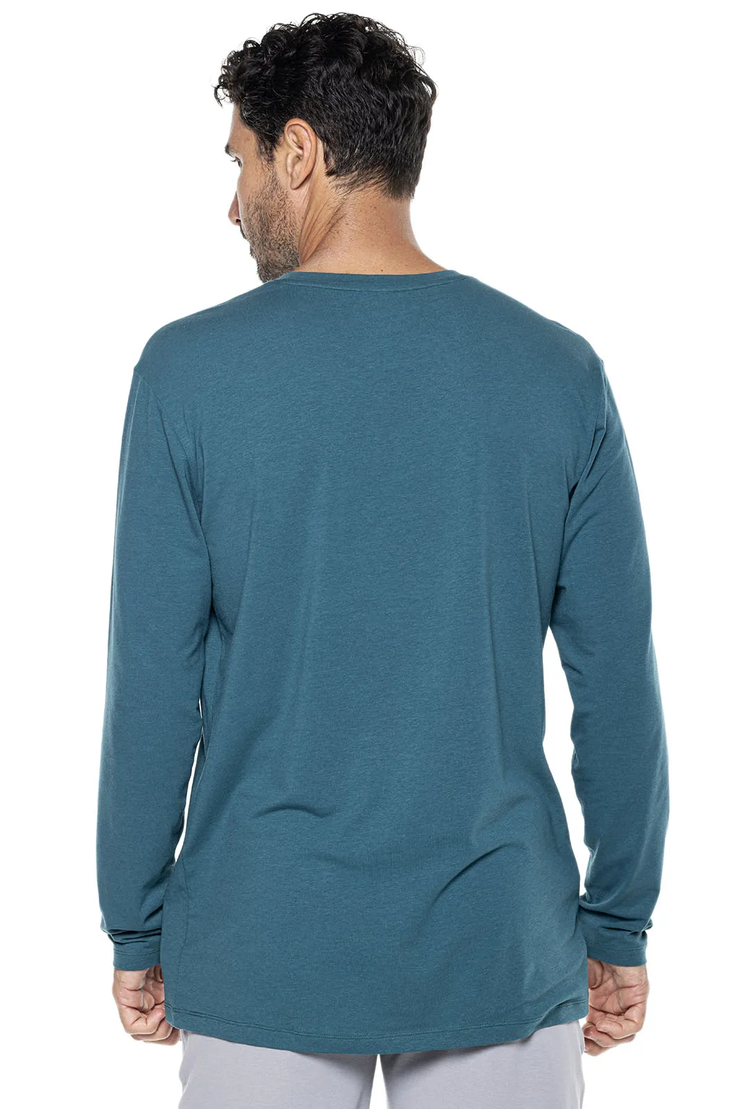 Men's Morada Everyday Long Sleeve T-Shirt  |  Midnight Green