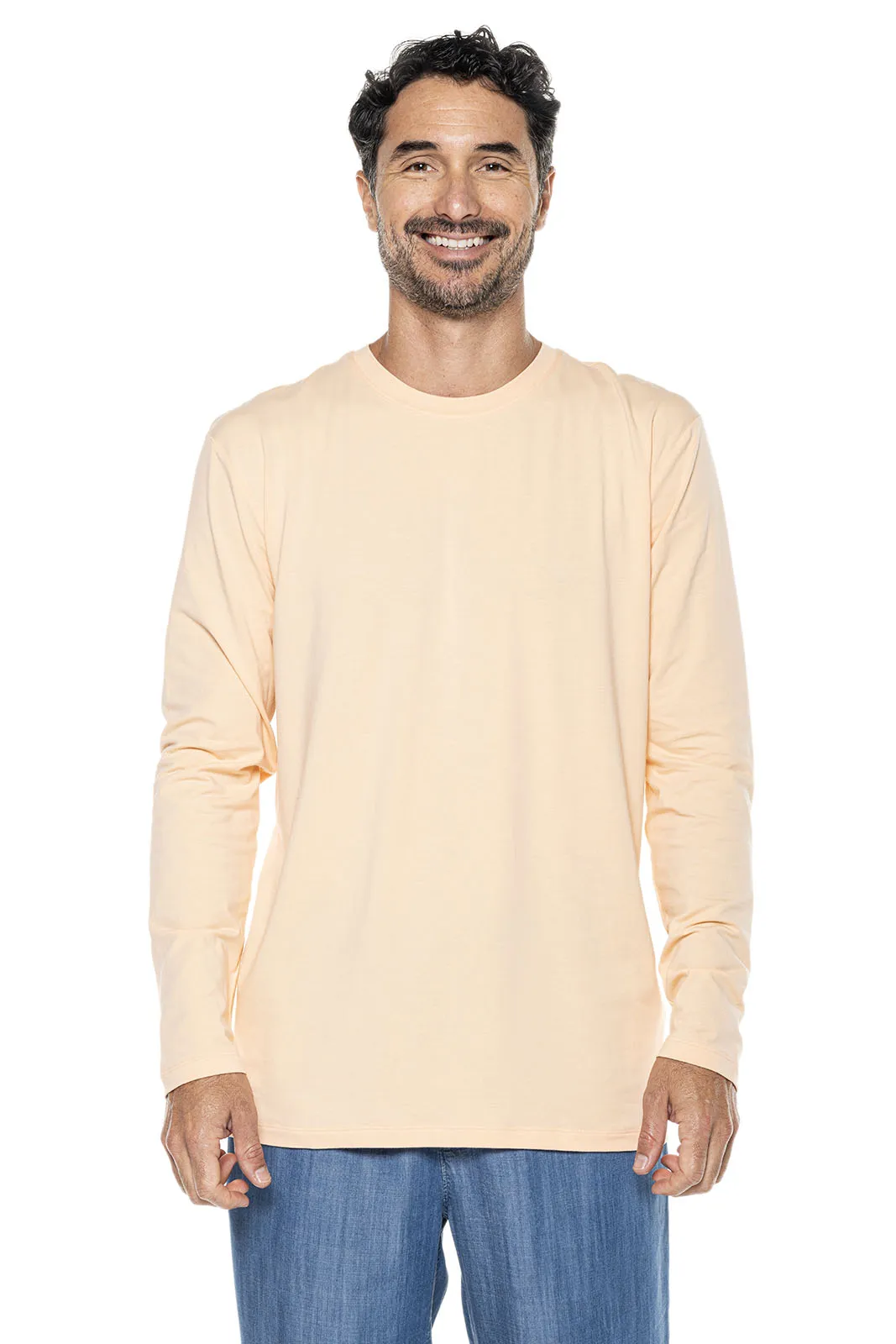 Men's Morada Everyday Long Sleeve T-Shirt  |  Peach Fuzz