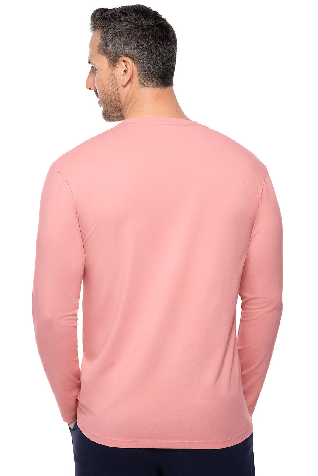 Men's Morada Everyday Long Sleeve T-Shirt  |  Peachy Pink