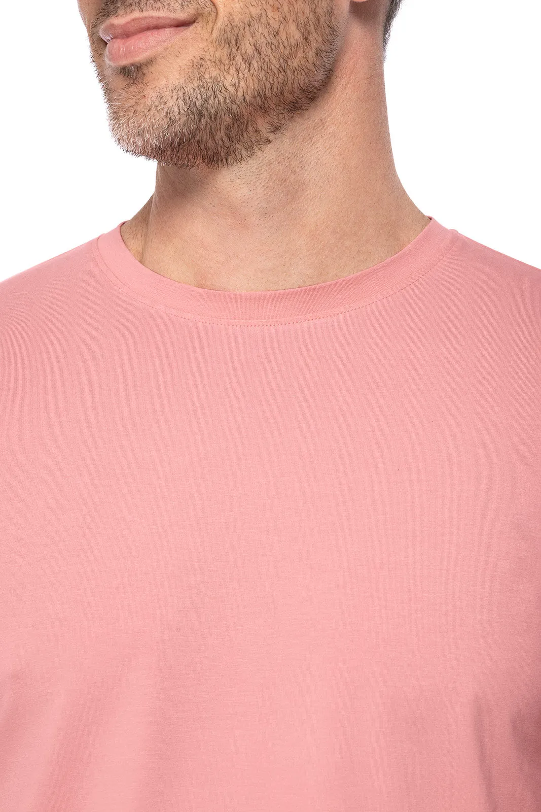 Men's Morada Everyday Long Sleeve T-Shirt  |  Peachy Pink