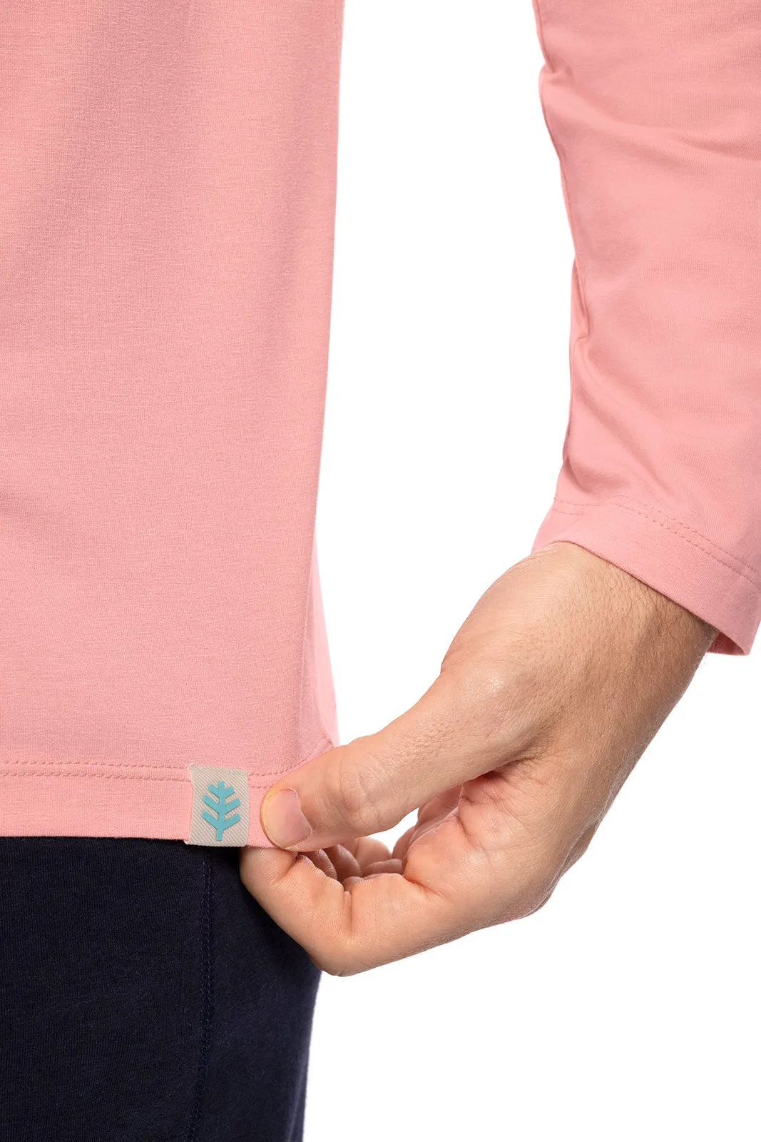 Men's Morada Everyday Long Sleeve T-Shirt  |  Peachy Pink