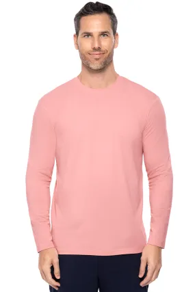 Men's Morada Everyday Long Sleeve T-Shirt  |  Peachy Pink