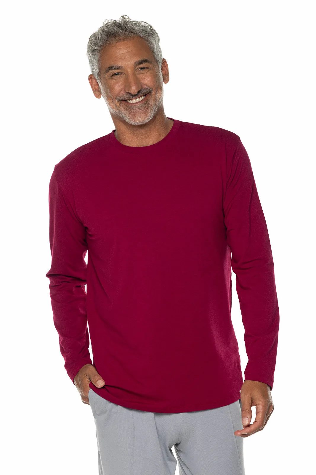 Men's Morada Everyday Long Sleeve T-Shirt | Red Crush