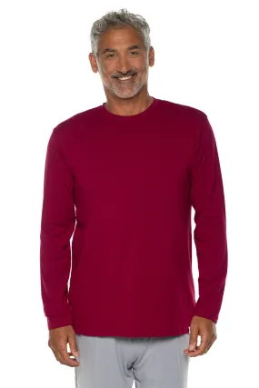 Men's Morada Everyday Long Sleeve T-Shirt | Red Crush