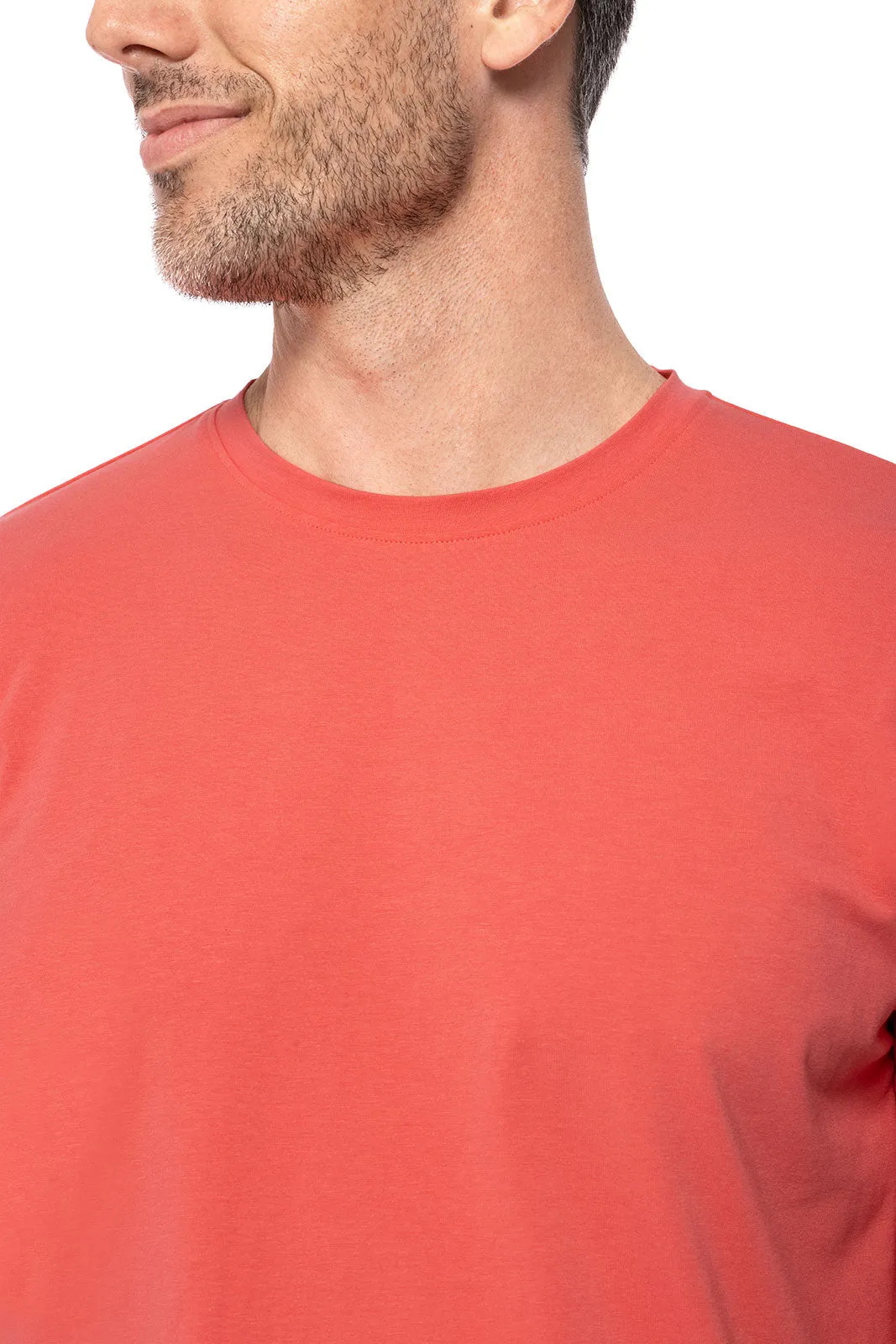 Men's Morada Everyday Long Sleeve T-Shirt  |  Vivid Coral