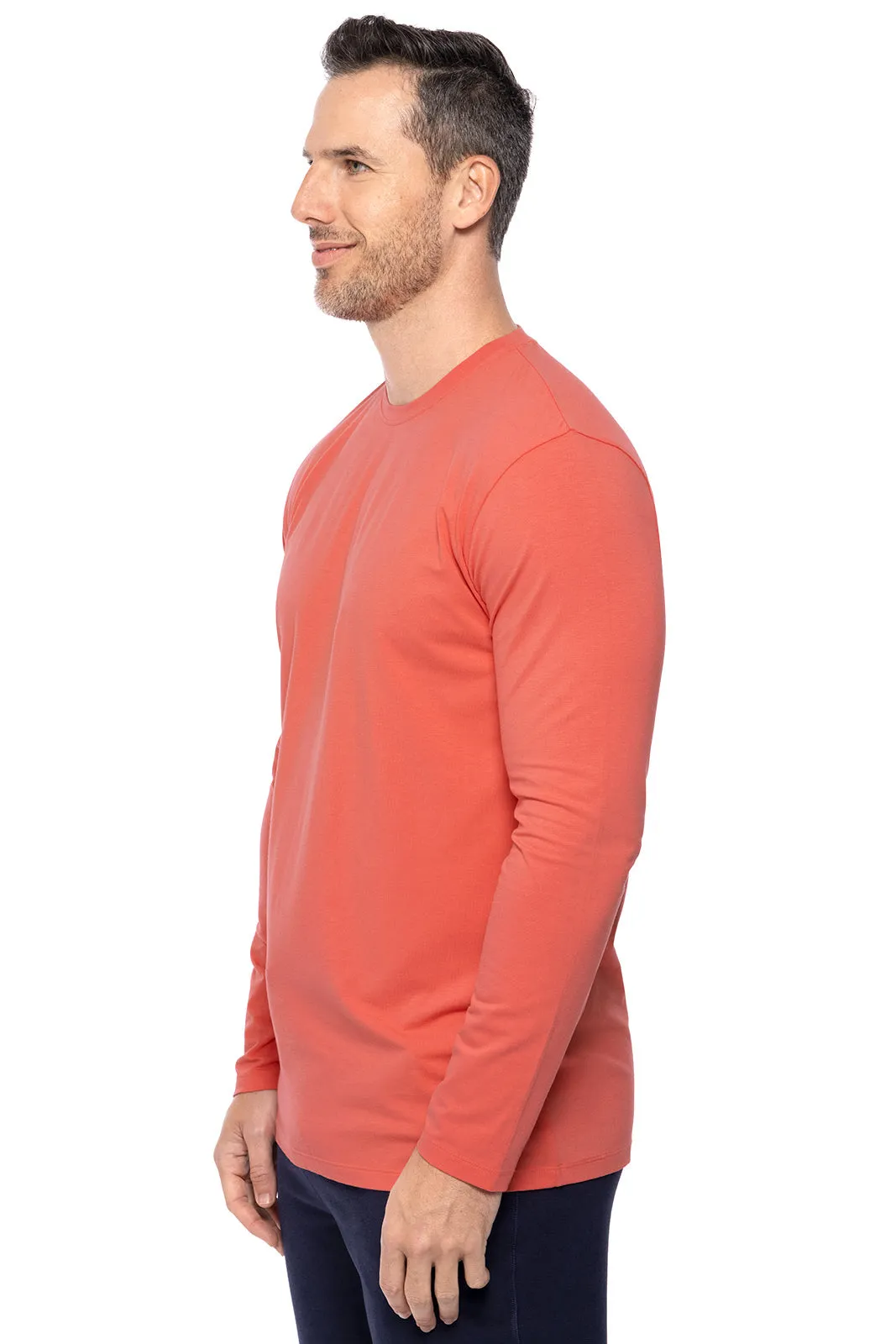 Men's Morada Everyday Long Sleeve T-Shirt  |  Vivid Coral