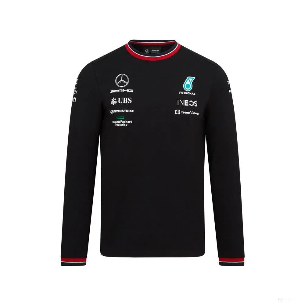 Mercedes Long Sleeve T-Shirt, Team, Black, 2022