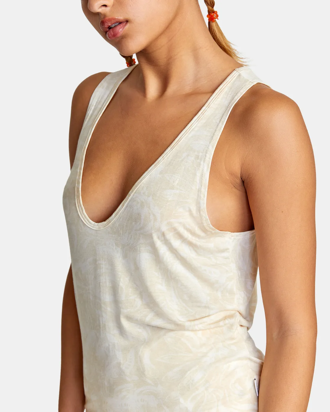 Minted Tank Top - Cream