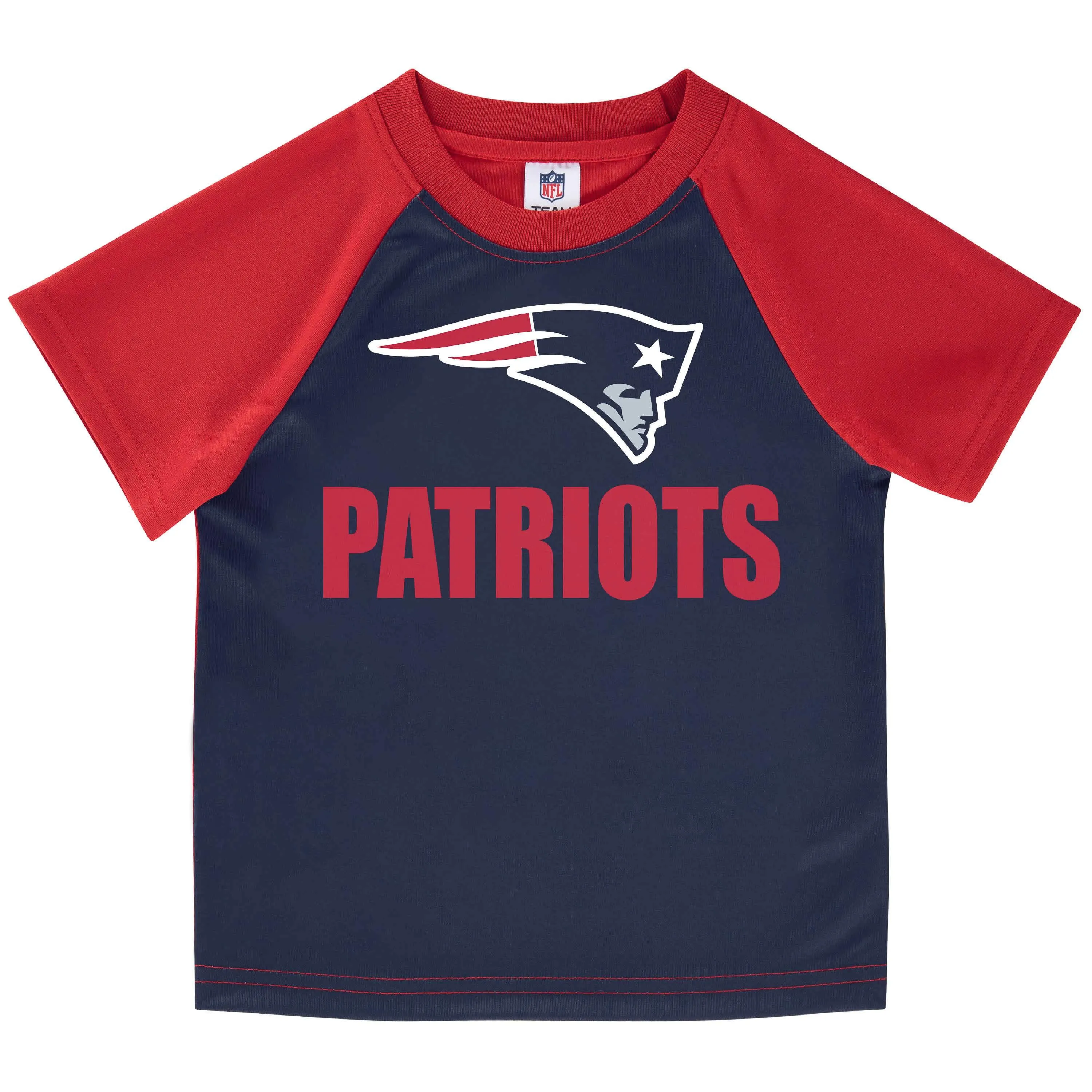 New England Patriots Toddler Boys Short Sleeve Tee Shirt