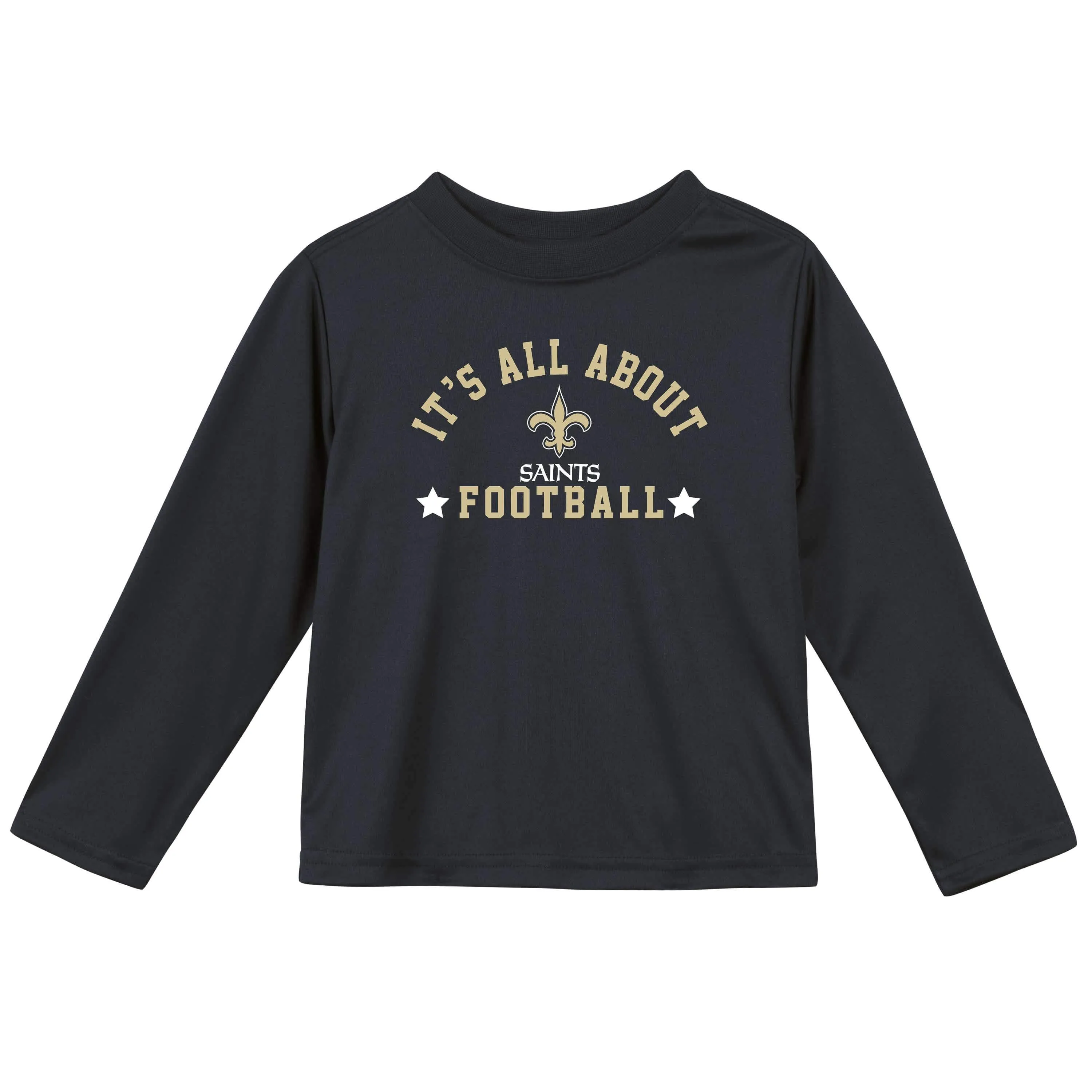 New Orleans Saints Baby & Toddler Boys Long Sleeve Tee Shirt