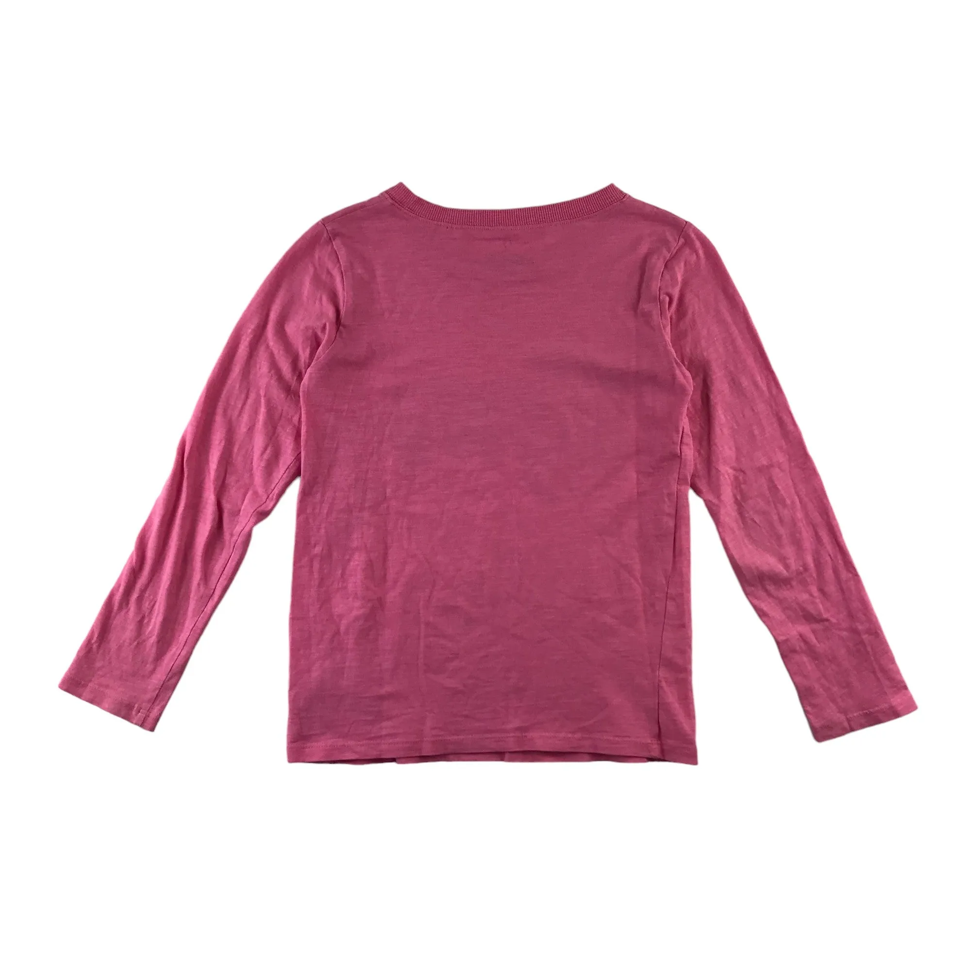 Next t-shirt 9-10 years years pink Be Kind Lightning print long sleeve cotton