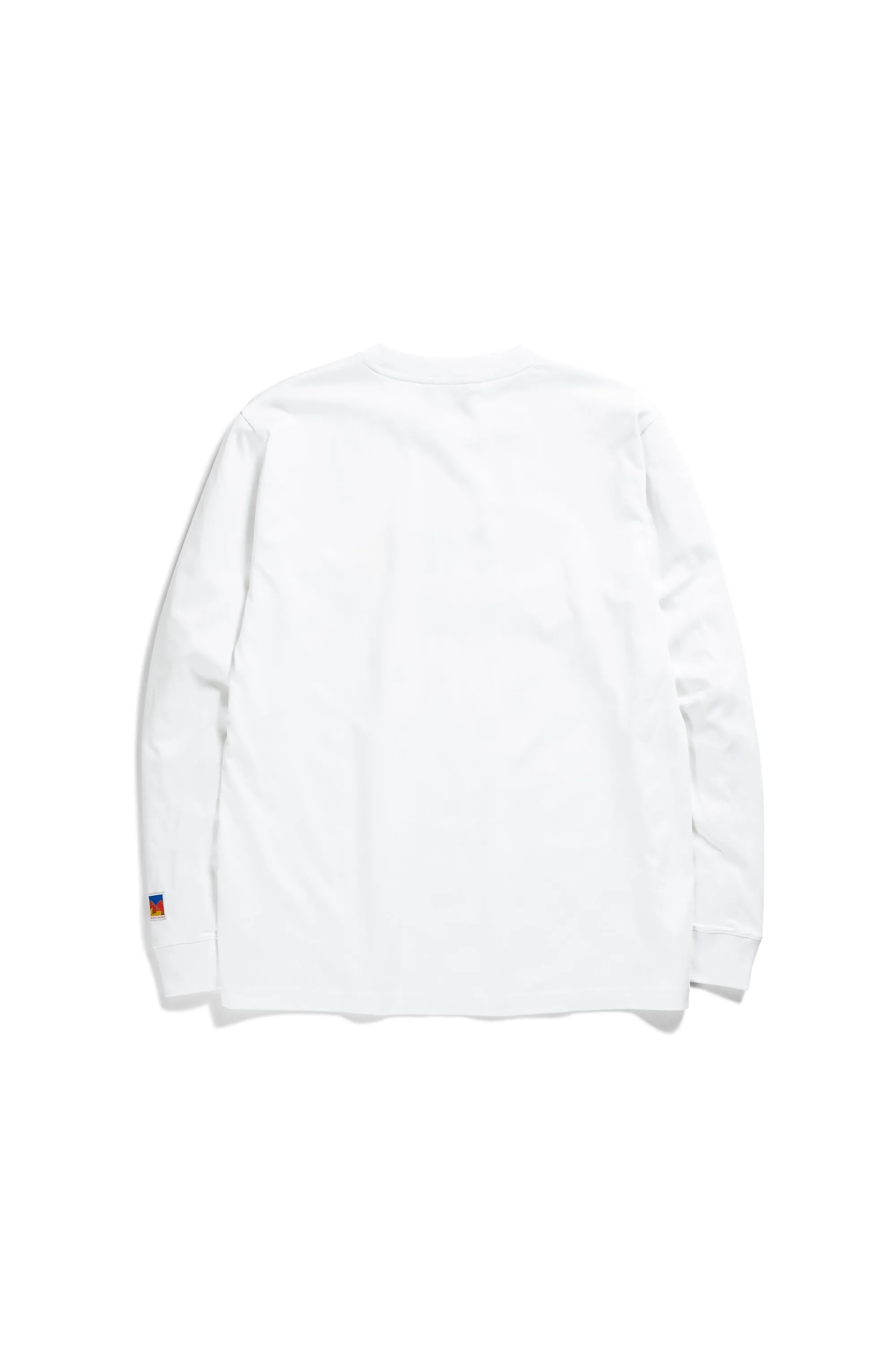 Norse Projects x GM Johannes Logo Long Sleeve T-Shirt in White